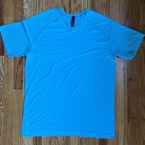 lululemon athletica Light Blue Metal Vent Tech Short-Sleeve Shirt